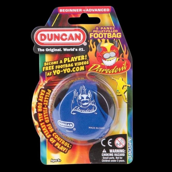 Хек за игра - Изкуствена кожа - 5 панела - Daredevil - Duncan footbag