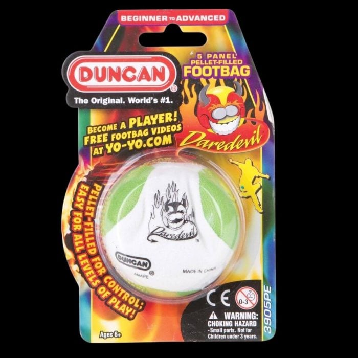 Хек за игра - Изкуствена кожа - 5 панела - Daredevil - Duncan footbag