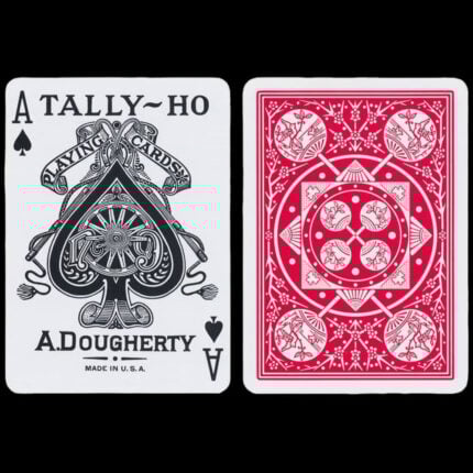 Карти за игра - Fan Back Red - Tally-Ho playing cards