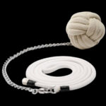 Огнен дарт - 120мм - Gora fire rope dart огнено шоу и представления Monkey fist fire head огнена глава мънки фист цена цени