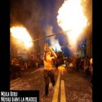 Огнен Стаф - 1.5 - One piece - Gora fire staff огнен контактен стаф contact staff for spinning and fire performance за огнено шоу представление огнени артисти цена цени