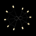 огнени ветрила - 45мм глави - Russian spider - KT fire fans