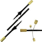 Огнен Стаф - 1.5м - 100мм глави - Spike - Travel - Gora fire staff