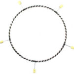 Огнен обръч - 90см - Poly Pro 5 wicks - Gora fire hoop