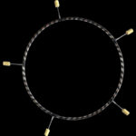 Огнен обръч - 90см - Poly Pro 5 wicks - Gora fire hoop за огнени представления шоу цена цени 5 кевларени огнени глави