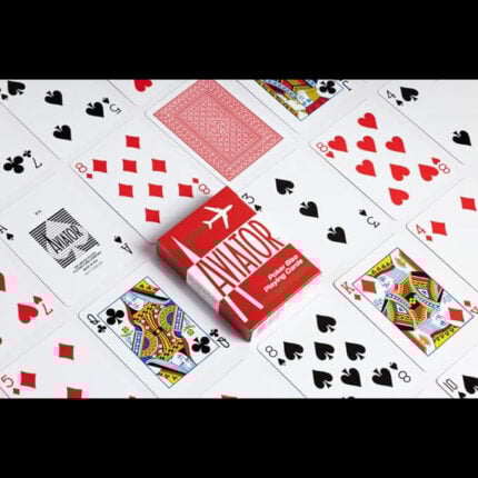 Карти за игра - Aviator Red - Bicycle playing cards