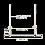 Трапец за въздушна акробатика - Prodigy Dyna-Core Black - Firetoys shackle extended trapeze