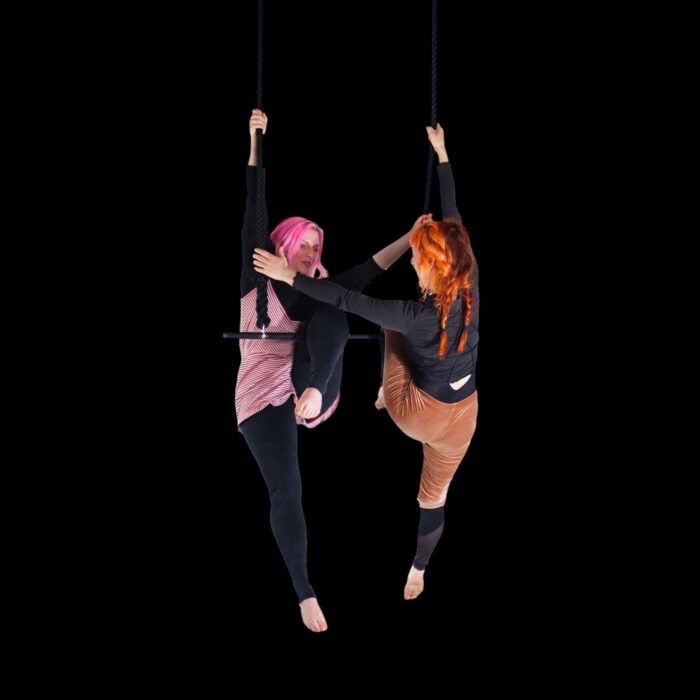 Трапец за въздушна акробатика - Prodigy Dyna-Core White - Firetoys shackle extended trapeze