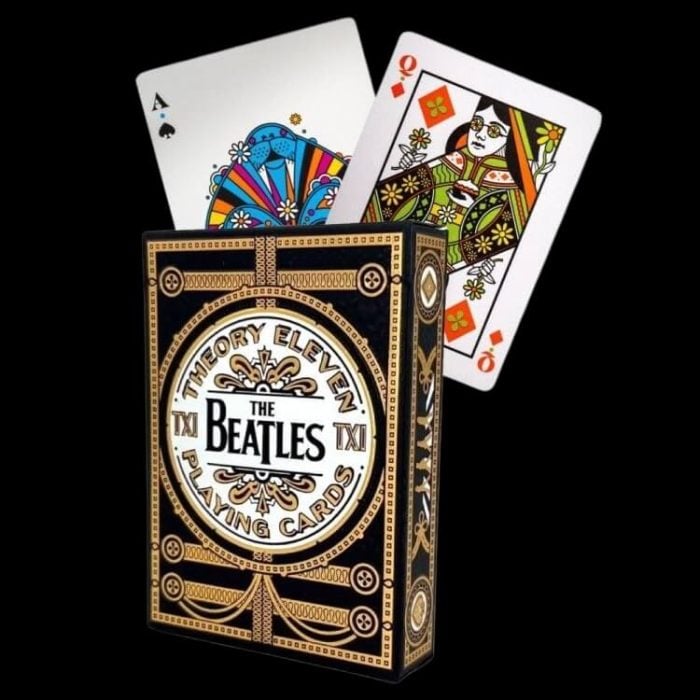 Карти за игра - The Beatles Black Special Edition - Theory11 playing cards