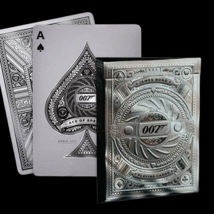 Карти за игра - James Bond Agent 007 Silver Edition - Theory11 playing cards