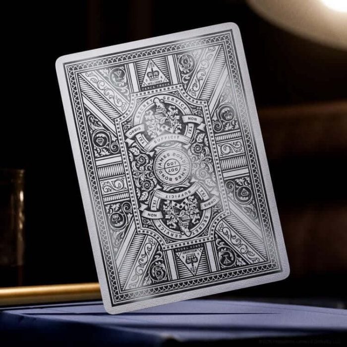 Карти за игра - James Bond Agent 007 Silver Edition - Theory11 playing cards