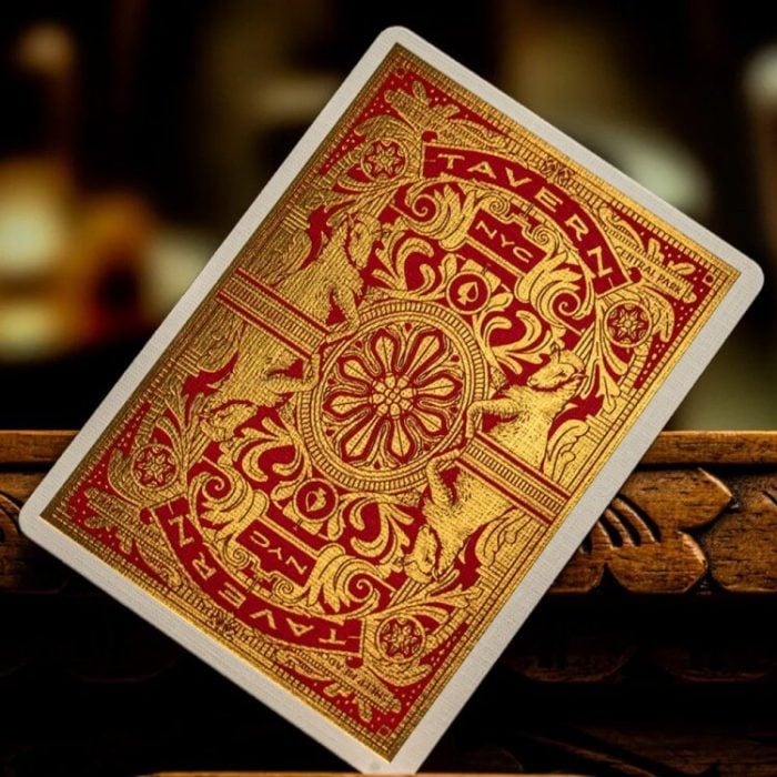 Карти за игра - Tavern on the Green Red Edition - Theory11 playing cards