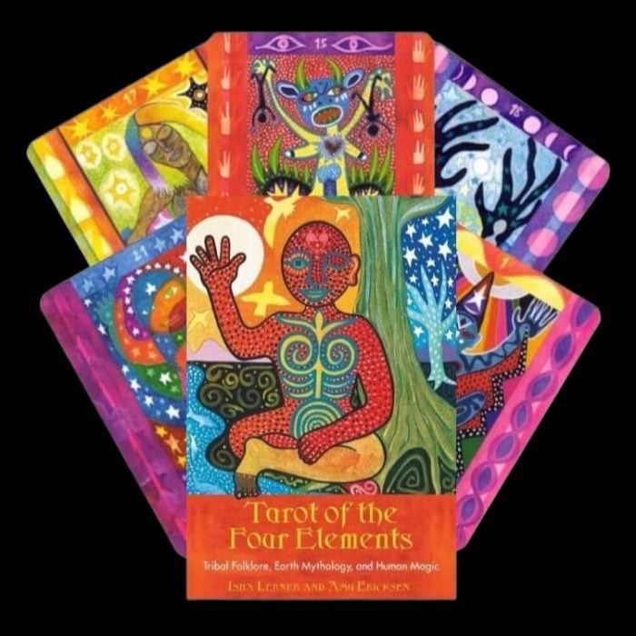 Таро карти + книга - The Four Elements - Bear & Company Tarot cards and book set