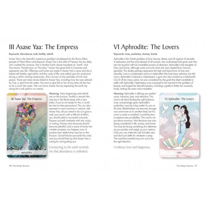 Таро карти - The Mythic Goddess - Cico Books Tarot cards