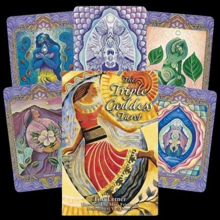 Таро карти + книга - The Triple Goddess - Bear & Company Tarot cards and book set