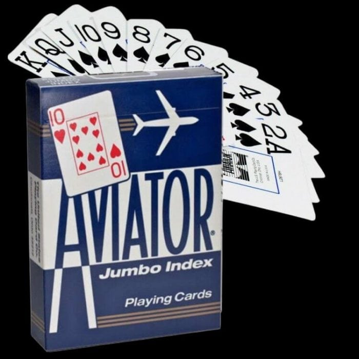 Карти за игра - Aviator Jumbo Blue - Bicycle playing cards