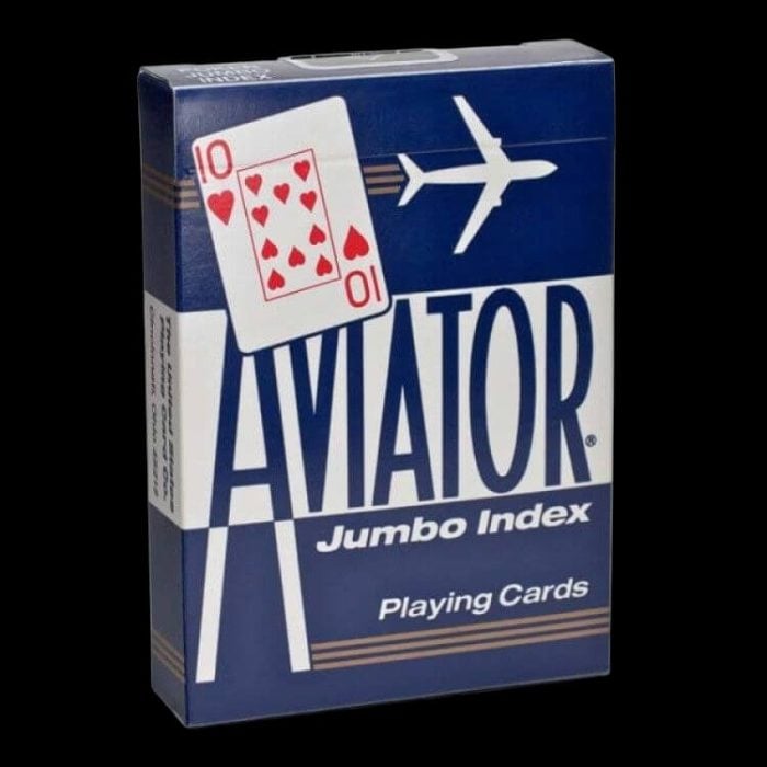 Карти за игра - Aviator Jumbo Blue - Bicycle playing cards