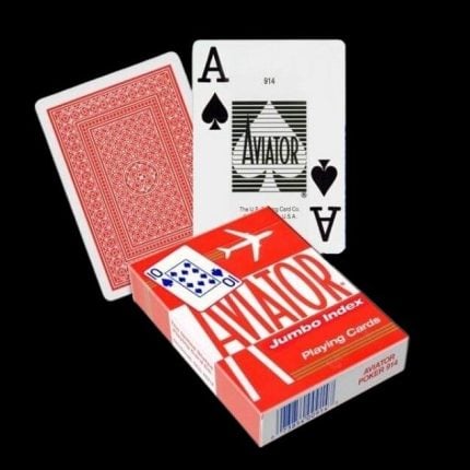 Карти за игра - Aviator Red - Bicycle playing cards