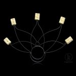 Огнени ветрила - 50мм глави - Lotus - KT fire fans