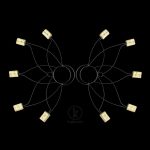 Огнени ветрила - 50мм глави - Lotus - KT fire fans