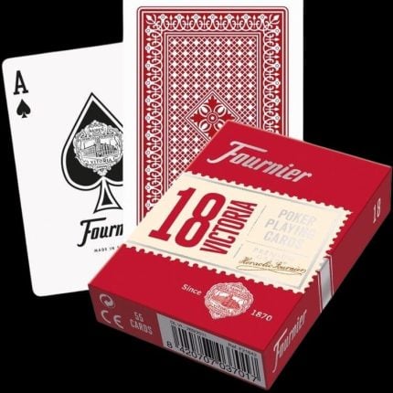 Карти за игра - 18 Victoria Red - Fournier playing cards