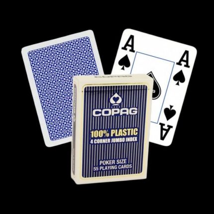 Карти за игра - 4 Corner Jumbo Blue - Copag playing cards