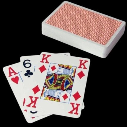 Карти за игра - 4 Corner Jumbo Red - Copag playing cards