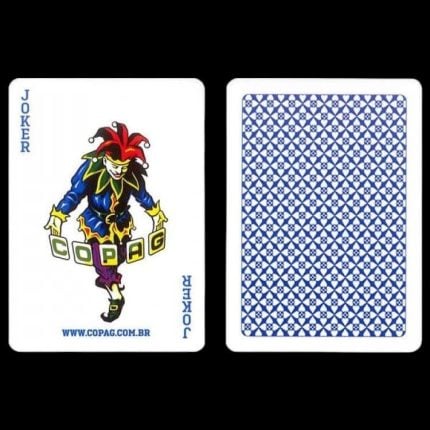 Карти за игра - 4 Corner Jumbo White Box Blue - Copag playing cards