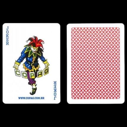 Карти за игра - 4 Corner Jumbo White Box Red - Copag playing cards