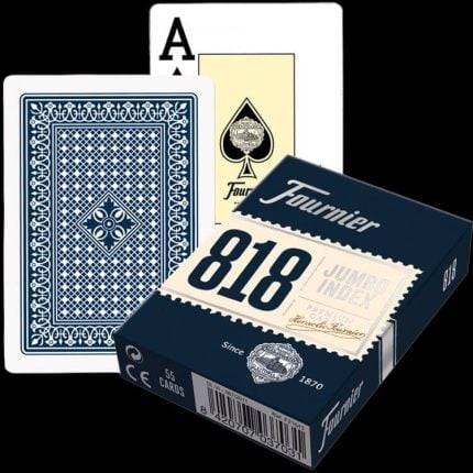 Карти за игра - 818 Blue - Fournier playing cards
