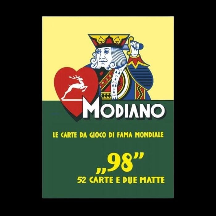 Карти за игра - 98 Blue - Modiano playing cards