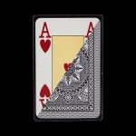 Карти за игра - 4 Corner Jumbo Black - Modiano playing cards