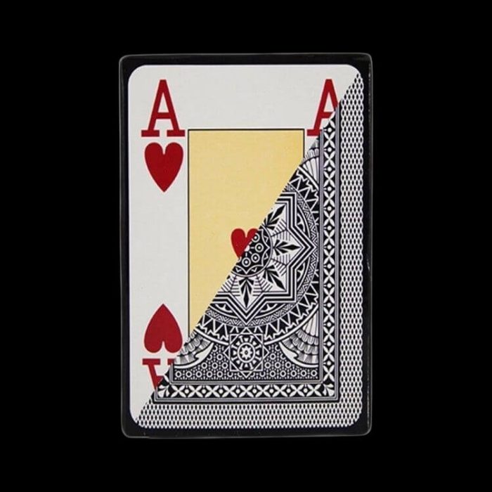 Карти за игра - 4 Corner Jumbo Black - Modiano playing cards
