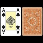 Карти за игра - 4 Corner Jumbo Brown - Modiano playing cards