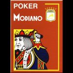 Карти за игра - 4 Corner Jumbo Brown - Modiano playing cards