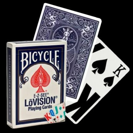 Карти за игра - E-Z-SEE LoVision Blue - Bicycle playing cards