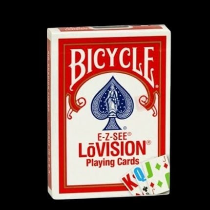 Карти за игра - E-Z-See LoVision Red - Bicycle playing cards