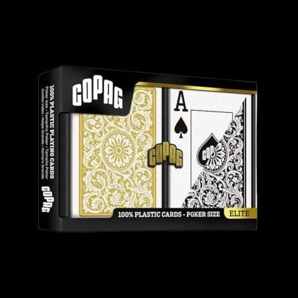 Карти за игра - Elite Poker Gold and Black 2 pack - Copag playing cards