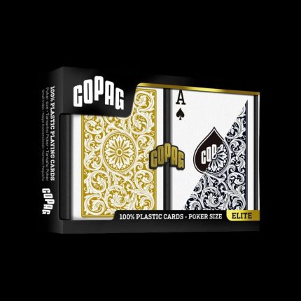 Карти за игра - Elite Poker Gold and Black 2 pack - Copag playing cards