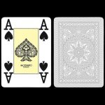 Карти за игра - 4 Corner Jumbo Grey - Modiano playing cards