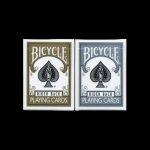 Карти за игра - Prestige line Gold & Silver 2 pack - Bicycle playing cards metal luxe