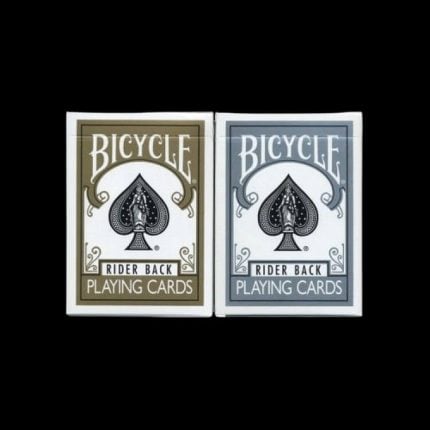 Карти за игра - Prestige line Gold & Silver 2 pack - Bicycle playing cards metal luxe