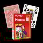 Карти за игра - 4 Corner Jumbo Red - Modiano playing cards