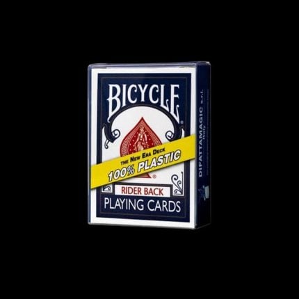 Карти за игра - Rider Back Plastic Blue - Bicycle playing cards