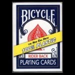 Карти за игра - Rider Back Plastic Blue - Bicycle playing cards