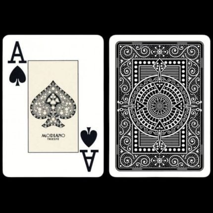 Карти за игра - Texas Hold 'Em Black - Modiano playing cards