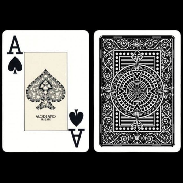 Карти за игра - Texas Hold 'Em Black - Modiano playing cards