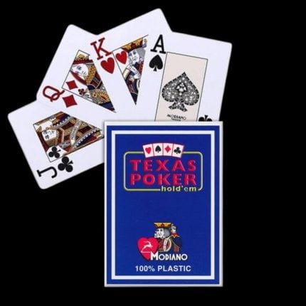 Карти за игра - Texas Hold 'Em Blue - Modiano playing cards