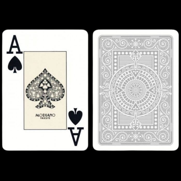 Карти за игра - Texas Hold 'Em Grey - Modiano playing cards