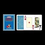 Карти за игра - Texas Hold 'Em Light Blue - Modiano playing cards